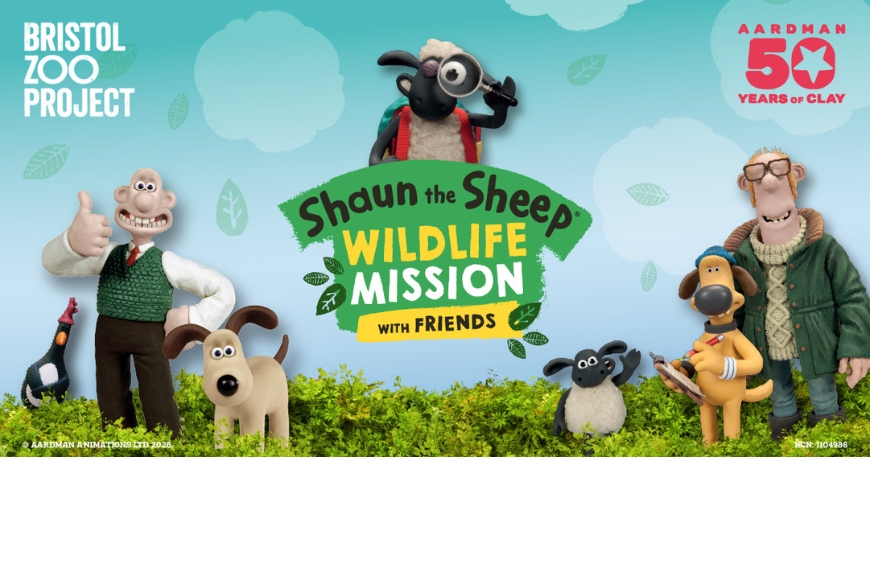 Shaun the Sheep Wildlife Mission with Friends at Bristol Zoo Project